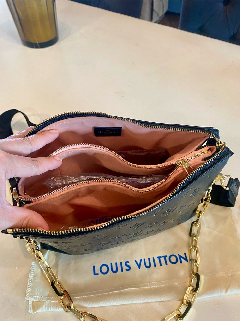 Embossed Monogram Bag - Picture 6 of 8